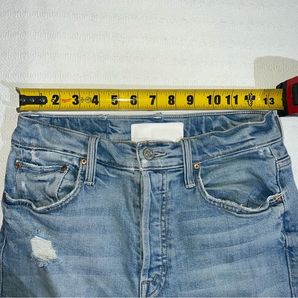 Mother Superior Women’s Jeans Size 26 The Tomcat Distressed Straight Leg Pant - Picture 13 of 15